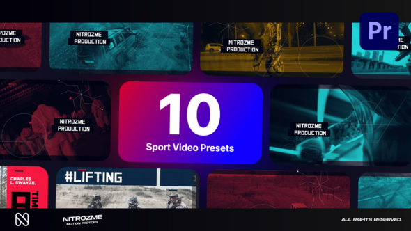 Sport Typography Vol. 01 for Premiere Pro