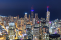 Chicago, Illinois USA Aerial View at Night - PhotoDune Item for Sale