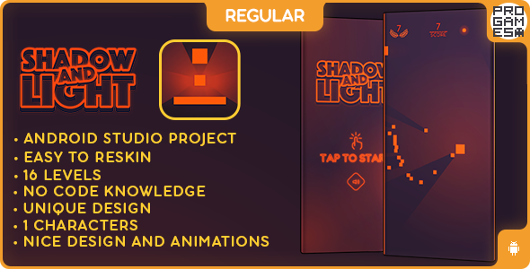 Shadow and Light (REGULAR) - ANDROID - BUILDBOX CLASSIC game