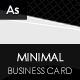 Minimal card - GraphicRiver Item for Sale