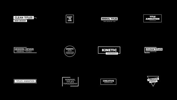 Minimal Titles | FCPX alt