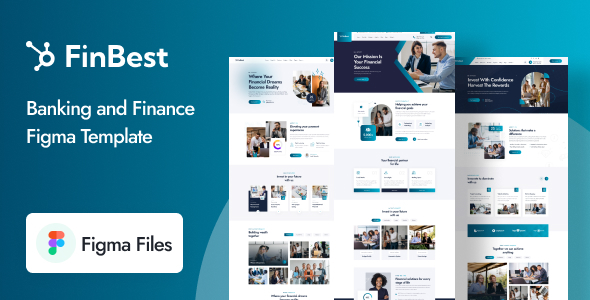 Finbest - Banking and Finance Figma Template