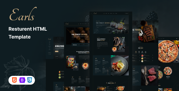 Earls - Restaurant HTML Template