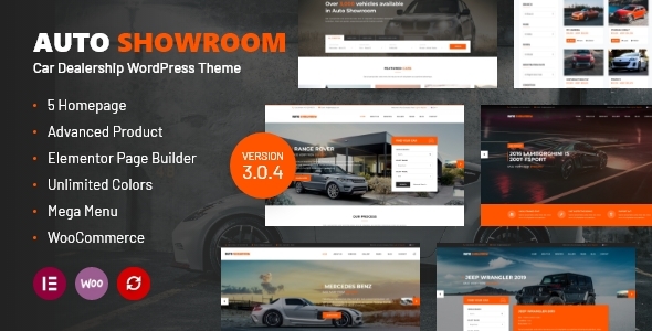 Auto Showroom – Car Dealership WordPress Theme