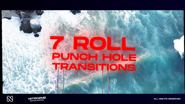 Punch Hole Roll Transitions Vol. 04