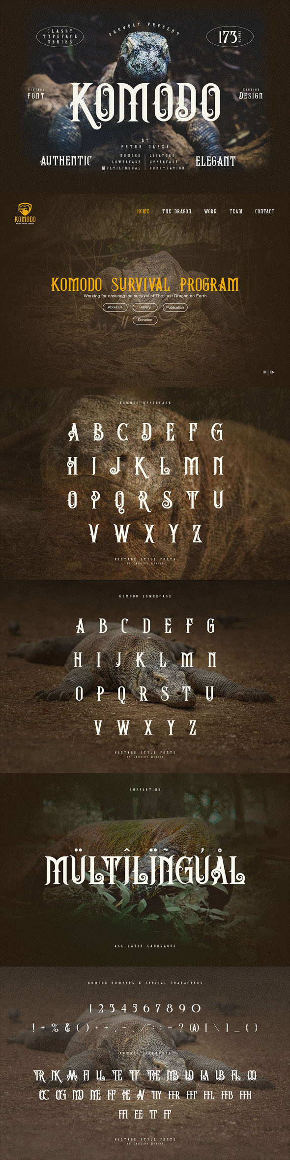 Komodo Decorative Font