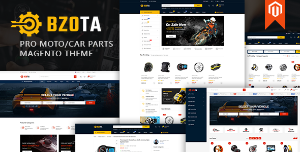 BzoTa – Vehicles, Parts & Accessories Magento 2 Theme