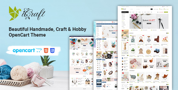 iCraft - Handmade, Craft & Hobby MinimalTheme