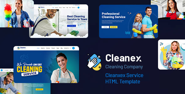 Cleanex - Cleaning Service HTML Template