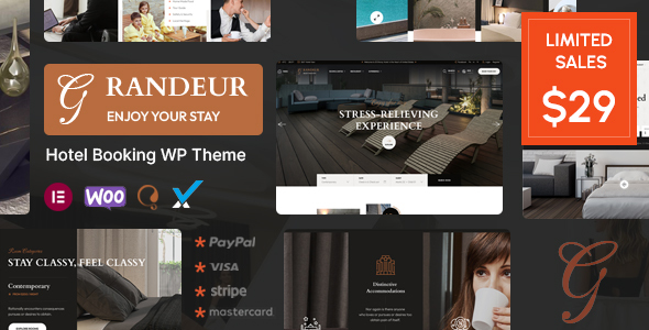 Grandeur – Hotel Booking WordPress Theme