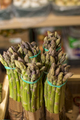 A bunch of asparagus in blue bands - PhotoDune Item for Sale