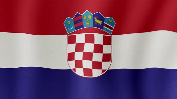 The National Flag of Croatia