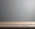 A wooden bench with a light on it and a gray wall behind it. - PhotoDune Item for Sale