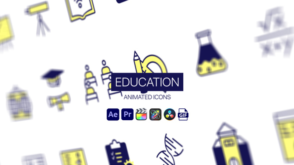 Education Animated Icons