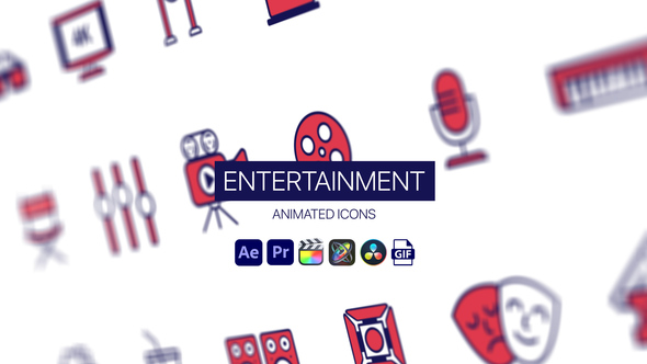 Entertainment Animated Icons