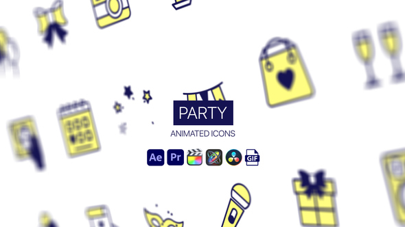 Party Animated Icons