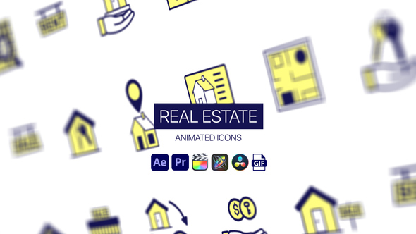 Real Estate Animated Icons