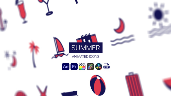 Summer Animated Icons