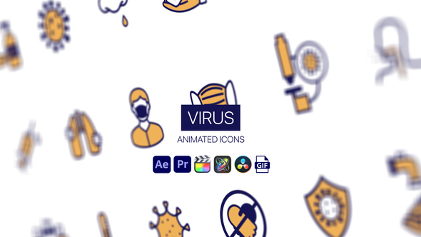 Virus Animated Icons