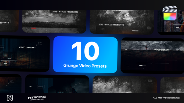 Grunge Typography Vol. 02 for Final Cut Pro X