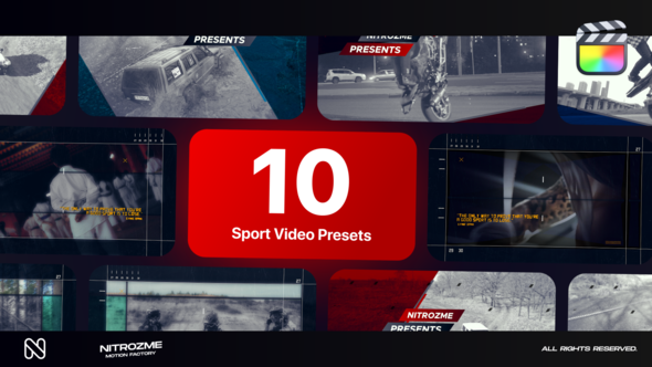 Sport Typography Vol. 02 for Final Cut Pro X alt