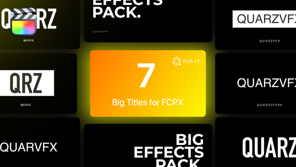 Big Titles for Final Cut Pro X alt