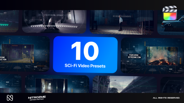 Sci-Fi Typography Vol. 01 for Final Cut Pro X