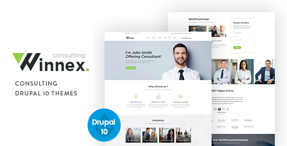 Winnex - Business Consulting Drupal 10 Theme