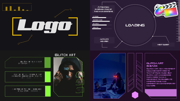 Glitch Slideshow | FCPX alt
