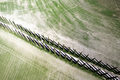 Aerial photographic documentation of a cypress road - PhotoDune Item for Sale
