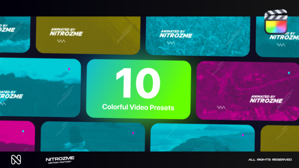 Colorful Typography Vol. 02 for Final Cut Pro X