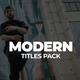 Modern Titles | FCPX & Apple Motion - VideoHive Item for Sale