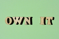 Own It, phrase a banner headline - PhotoDune Item for Sale