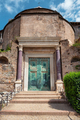 Ancient rustic green door at the Roman Forum - PhotoDune Item for Sale