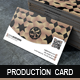 Productions Organization Personel - Business Card - GraphicRiver Item for Sale