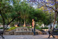 Man stands in a park at Mineral de Pozos in Mexico - PhotoDune Item for Sale