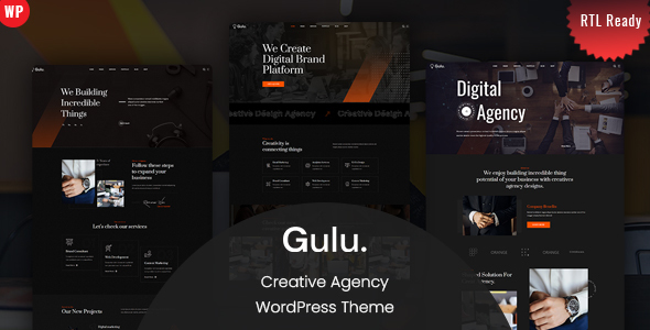 Gulu – Creative Agency WordPress Theme