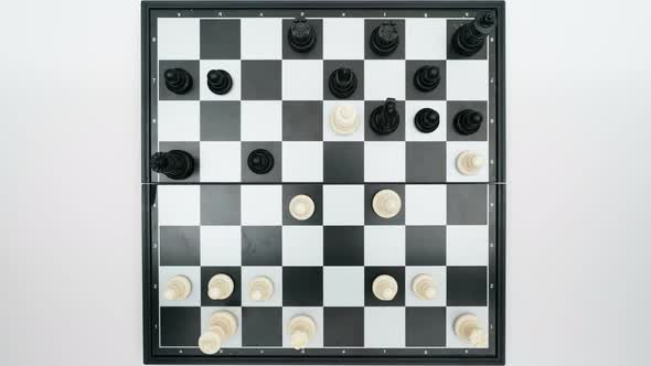 Chess Game Top View