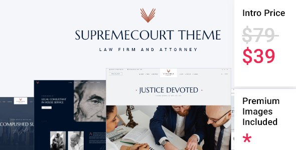 Supremecourt - Law Firm And Attorney Theme
