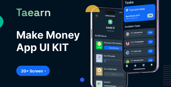 Taearn - Make Money React Native App Template