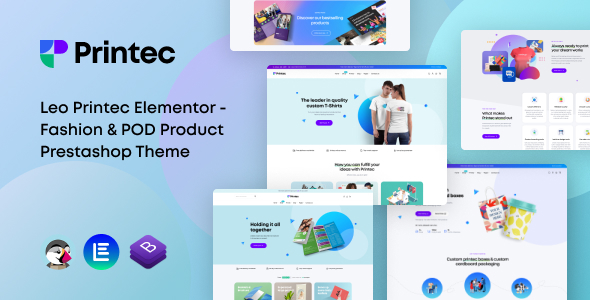 Leo Printec Elementor - Fashion & POD Product Prestashop Theme