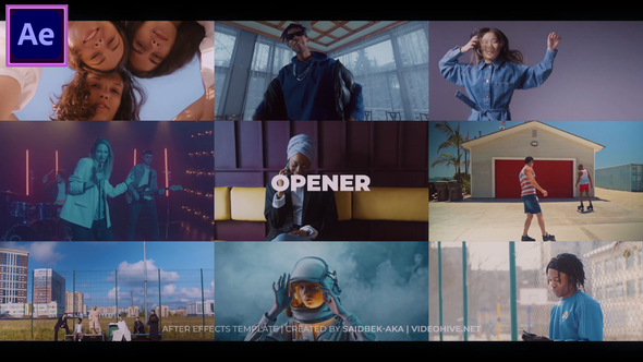 Dynamic Rhythmic Opener Slideshow alt