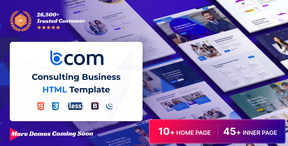 Bcom - Consulting Business HTML Template