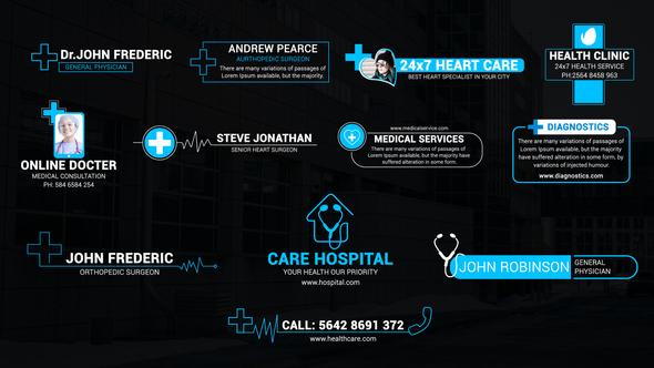 Medical Titles & Lower Thirds alt