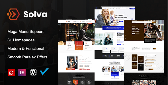 Solva – Consulting Business WordPress Theme