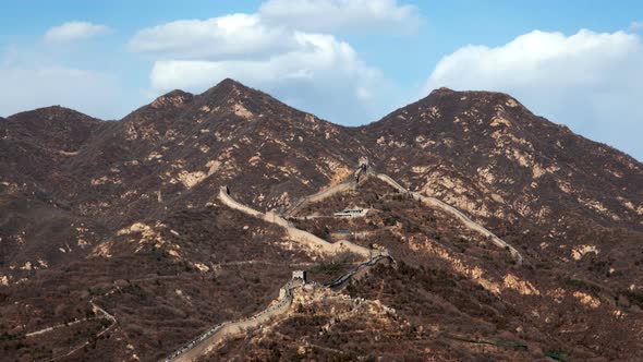 Great Wall of China Badaling Zoom Out