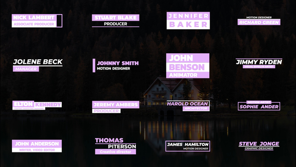 Lower Thirds | FCPX & Apple Motion alt