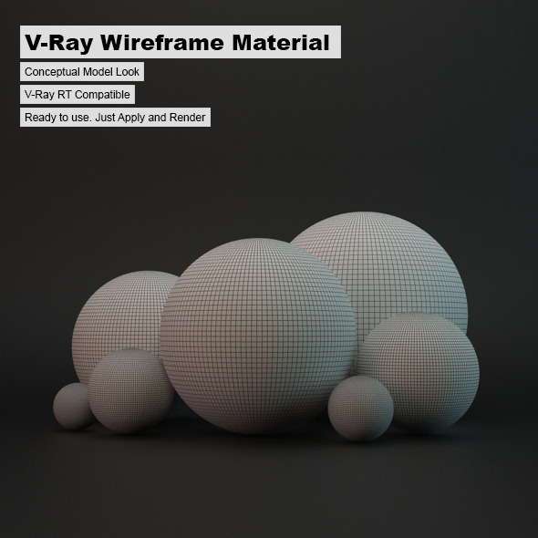 V-Ray Wireframe Material