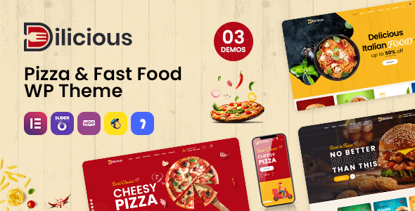 Dilicious – Pizza & Fast Food WordPress Theme