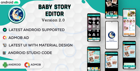 Baby story Maker | Child Story Maker | Admob Ads | Android Full Source Code